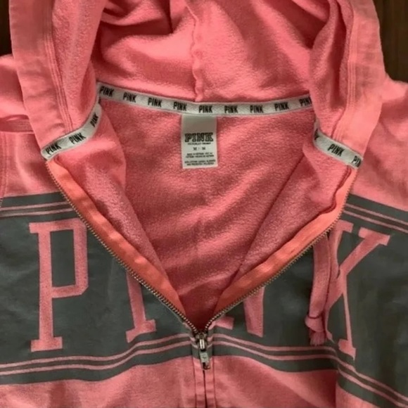 PINK VS zipper jacket - Picture 2 of 6